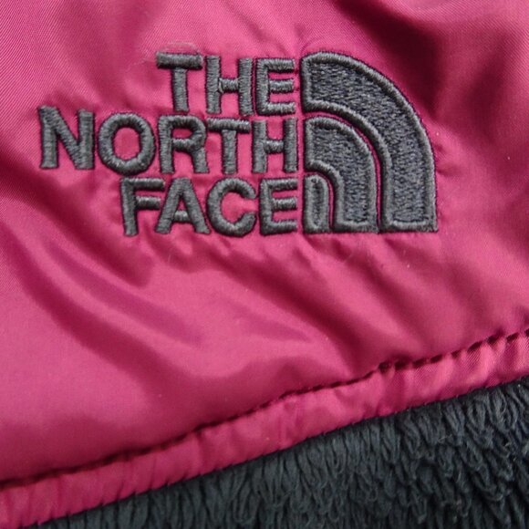 North Face Blue/Violet Fuzzy Coat Size X-Large - Picture 3 of 7